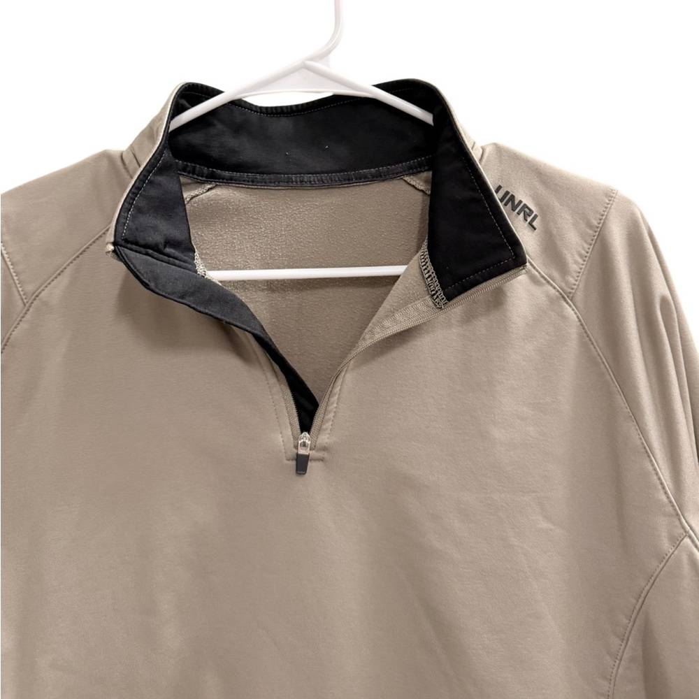 Unrl Interlock Quarter Zip Pullover Sweatshirt Ta… - image 4